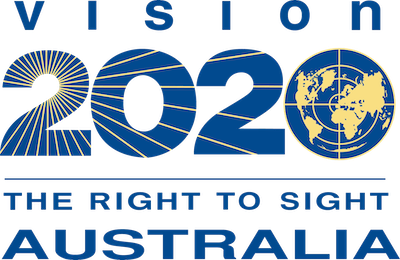 Vision 2020 The Right To Sight Australia logo
